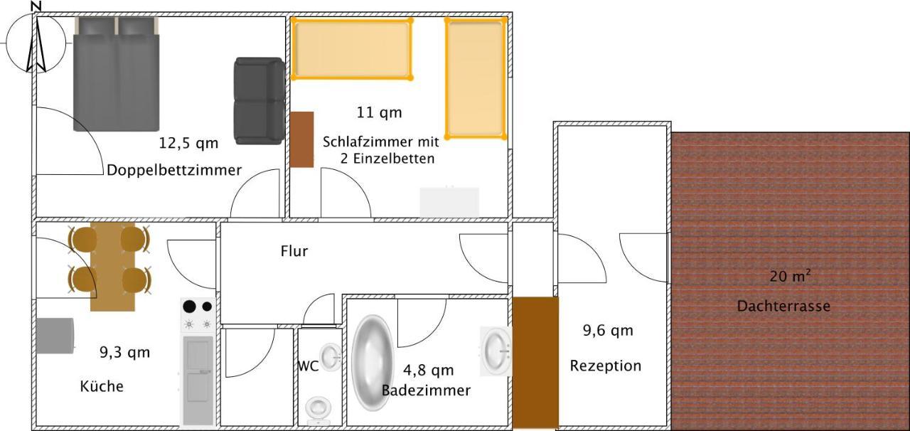 Ferienwohnung Ammerschnucke Wiefelstede 외부 사진